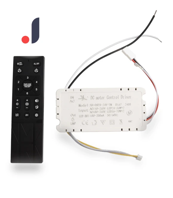 Ceiling Fan with Remote Control and Light Brightness Adjustment — Ceiling Fan Lighting Solutions, Rumble