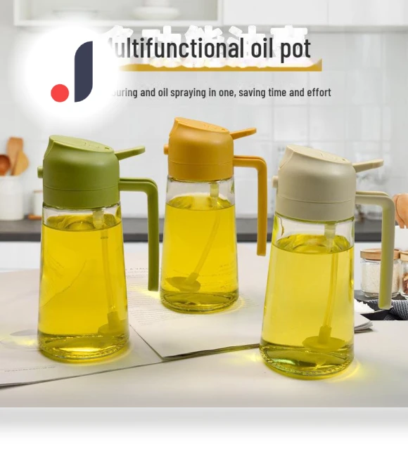 Large Capacity Oil Pot with Automatic Opening and Closing — Bottles, AI Supermarket