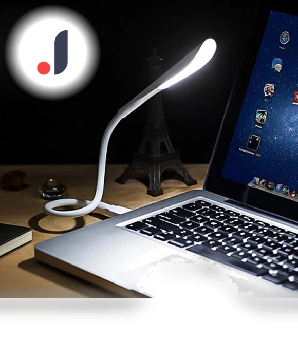 Mini USB Lamp for Portable Laptops — USB Lighting Solutions, Cosy Homes