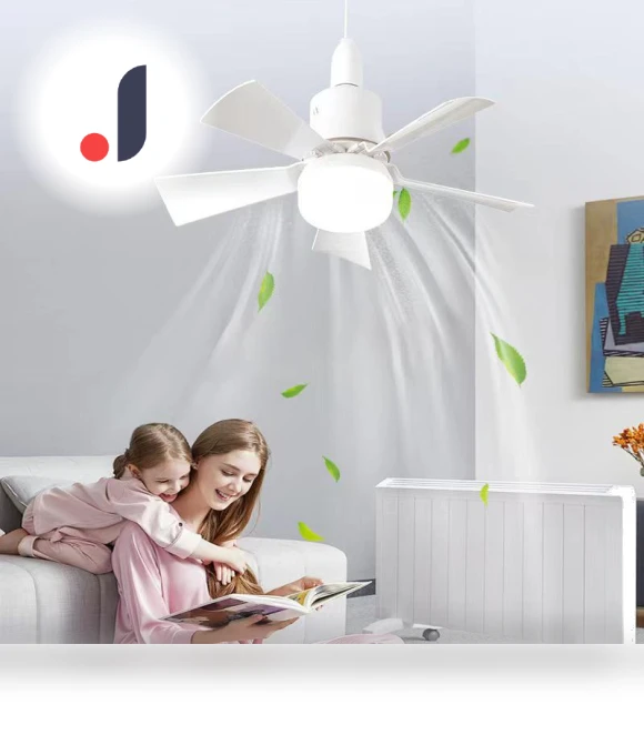 Modern Ceiling Light with Fan — Ceiling Fans, AI Supermarket