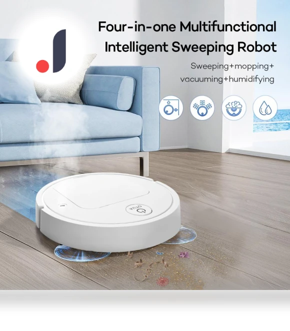 Rechargeable Robot Vacuum 5-in-1 — Smart Cleaning Robots, SKIYER