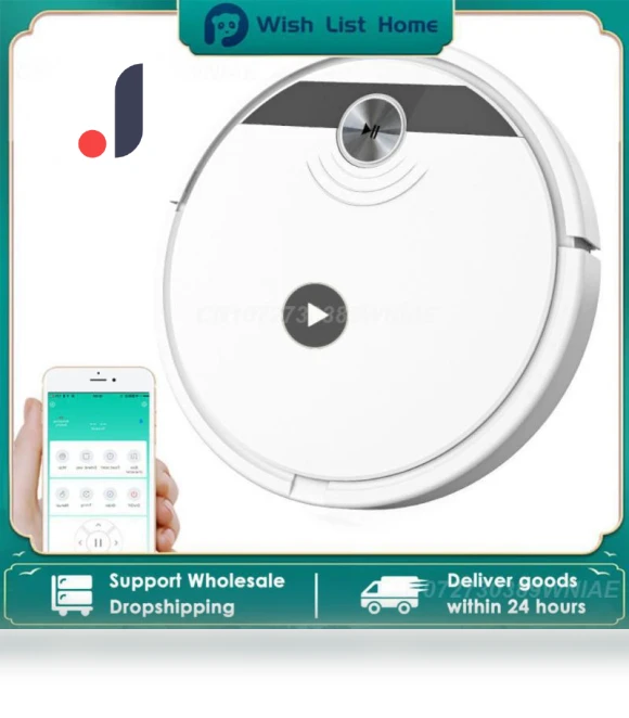Robot Vacuum Cleaner and Mop — Smart Cleaning Robots, KITCHEN-MALL