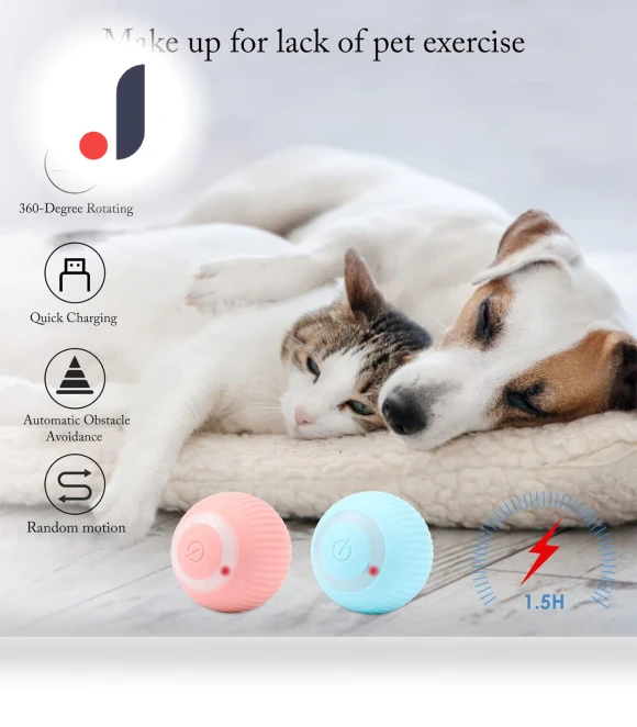 Smart Rolling Ball for Cats — Balls, Refreshing Home