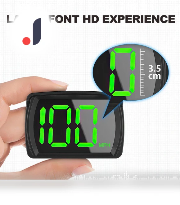 Smart Speedometer Plug and Play MPH Reminder Meter Digital Head Up Display — Speedometers, Auto Accessories Home