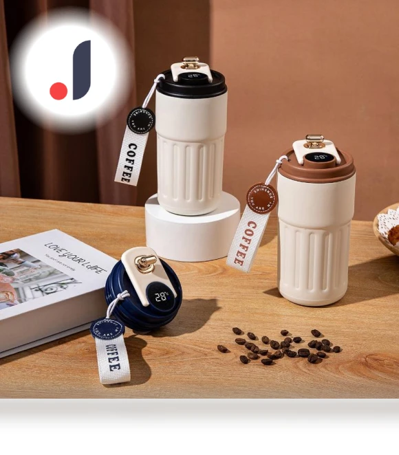 Smart Thermos with LED Temperature Display — Beverage Warmers, Cosy Homes