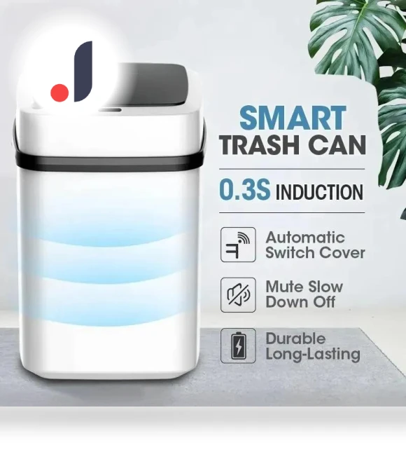 Smart Touchless Trash Can — Kitchen Cans, HomeStorage