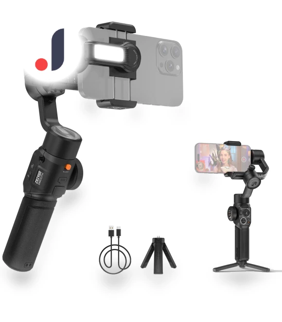 SMOOTH 5S AI Handheld 3-Axis Stabilizer for Phone — Steady Shots, Zhiyun