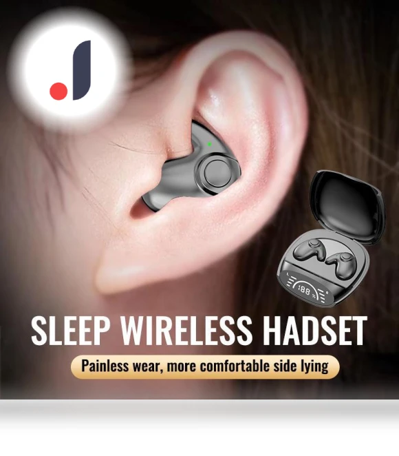 Ultra-thin Wireless Bluetooth Headset for Sleep — Audio Gear, AI Supermarket