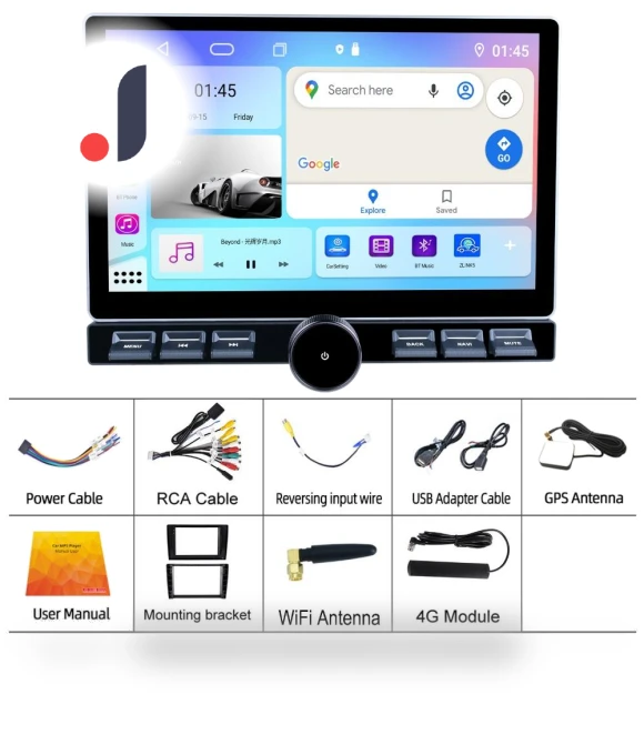 Universal Android Auto Car Radio — Stereo Receivers, Reakosound