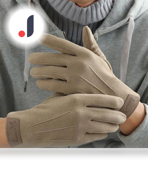 Winter Warm Suede Men's Gloves — Cold Weather Gloves, OnSaleZone