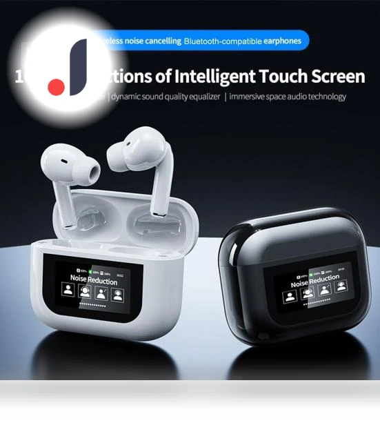 Wireless Earbuds with Touch Screen — In-Ear Headphones, Enjoy Smart Home