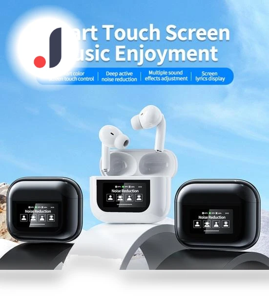 Wireless Earbuds with Touch Screen — In-Ear Headphones, electronic