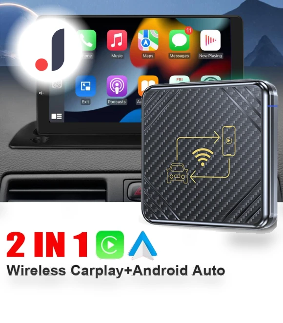 2 in 1 Wifi CarPlay Box Android Auto Adapter — Phone Accessories, Auto Launcher
