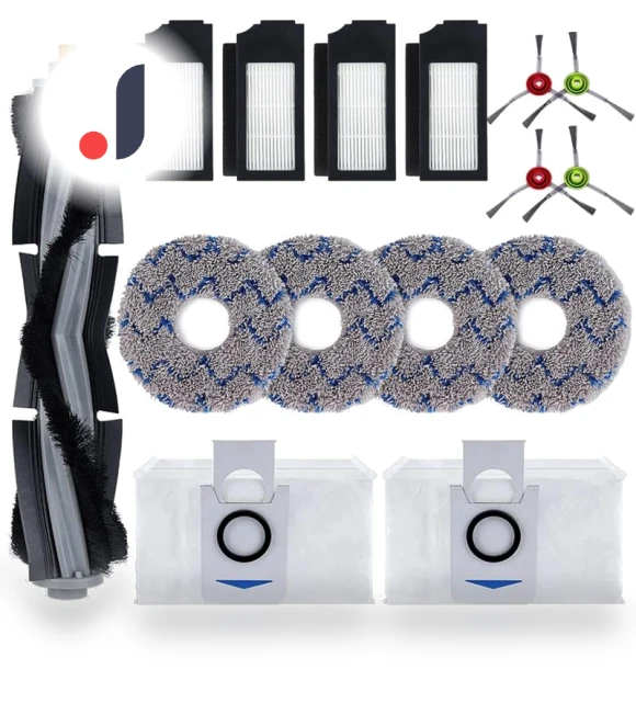 Accessory Set for Ecovacs Deebot X1 Omni X1 Turbo X1 Plus Robot Vacuum — Accessories, Elegant Living House