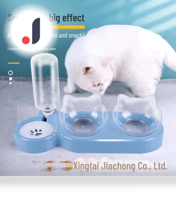 Anti Knockover Bowl with Auto-Fill and Cervical Protection — Automatic Feeders, AI Supermarket