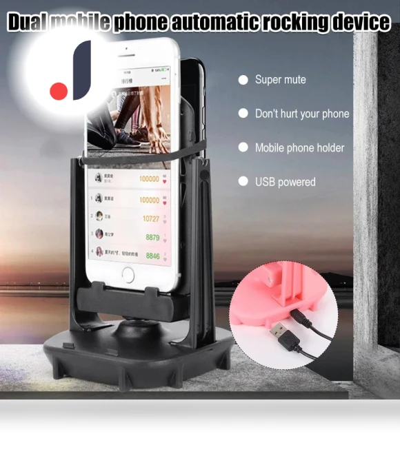 Automatic Phone Swing Holder with Step Counter — Accessory Kits, Seahorse Home