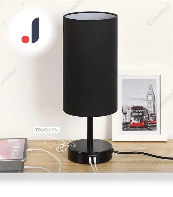Bedside Table Lamp with Touch Dimming — Desk & Table Lighting, GYROBALL