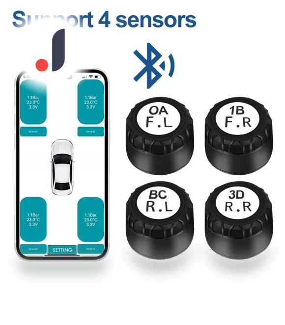Bluetooth Motorcycle Tire Pressure Monitoring System — TPMS Sensor Replacements, A Auto Parts Mall