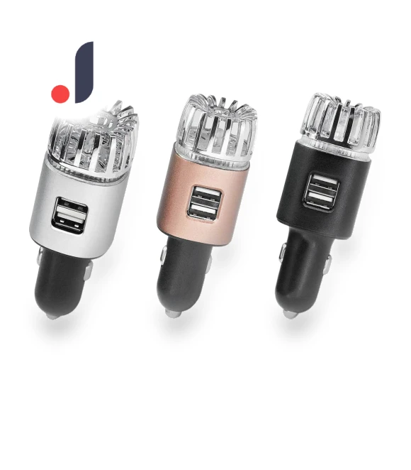 Car Air Purifier with USB Charger — Activated Carbon Air Purifiers, TOP HOME