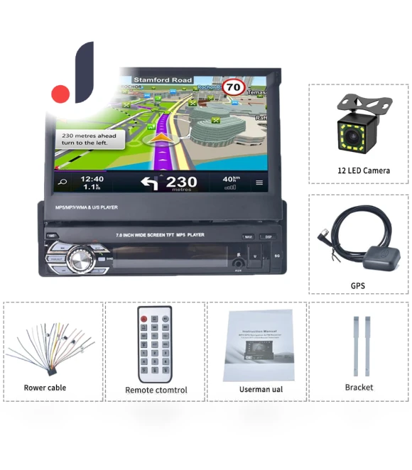 Car Stereo with GPS and Touch Screen — Navigation & GPS Accessories, Reakosound