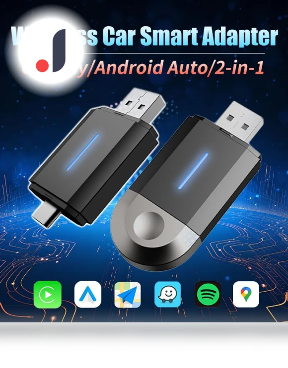 Carplay Android Auto USB Type C Adapter — Stereo Receivers, Auto Launcher