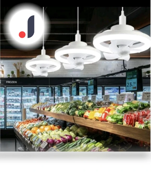 Ceiling Fan with LED Light — Ceiling Fan Lighting Solutions, The Romantics