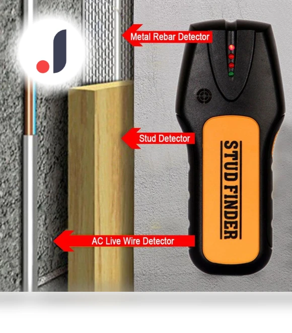 Find Metal Live Wire Detect Wood Studs Finder Wall Scanner Metal Detector Smart Sensor — Wall Stud Detectors, Super Dream Home