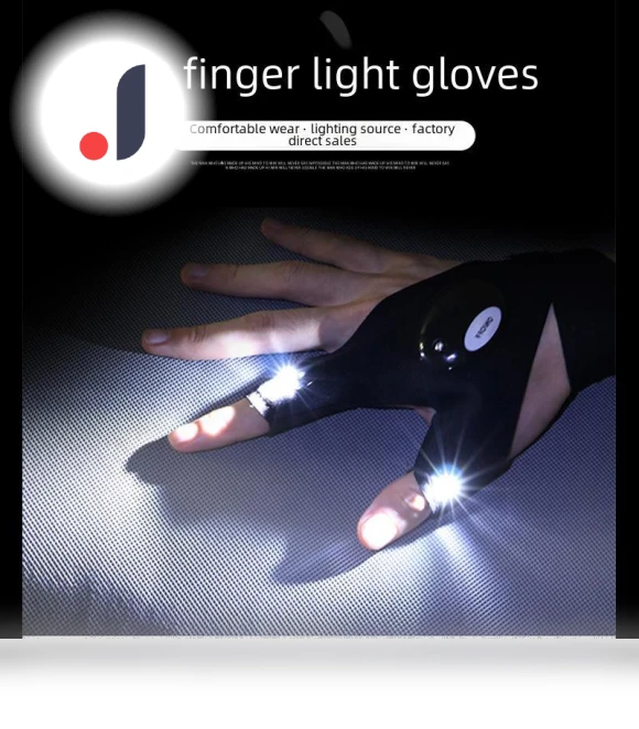 Fishing Gloves with LED Lighting — Gloves, AI Supermarket