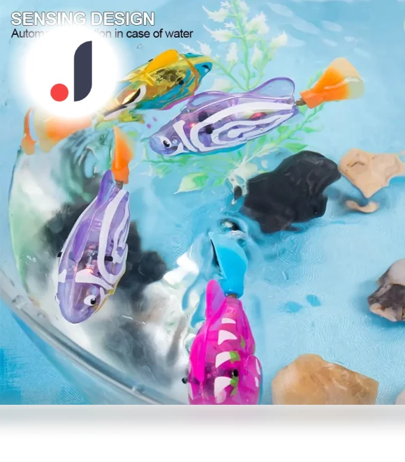 Interactive LED Swimming Robotic Fish Toy — Cat Playthings, Super Dream Home