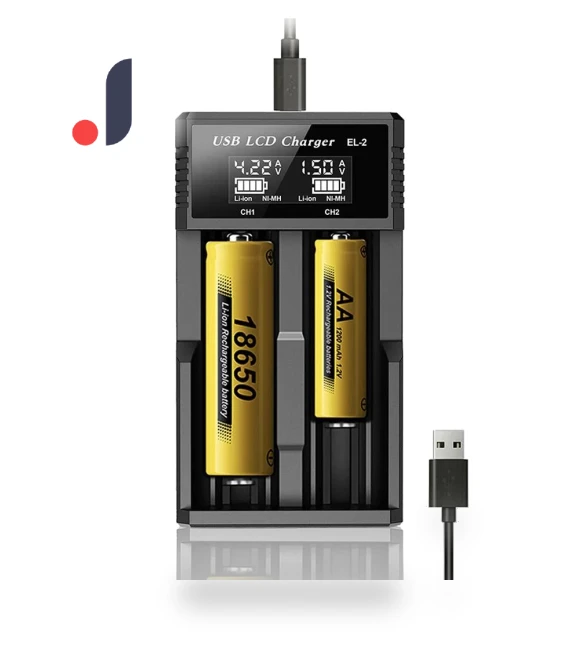 LCD Battery Smart Charger — Chargers, Super Dream Home