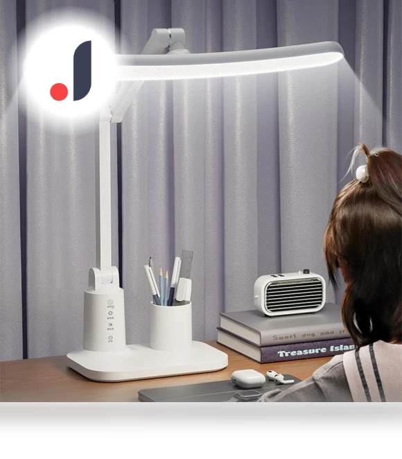 LED Desk Lamp with Eye Protection — Study & Desk Lighting, Seahorse Home
