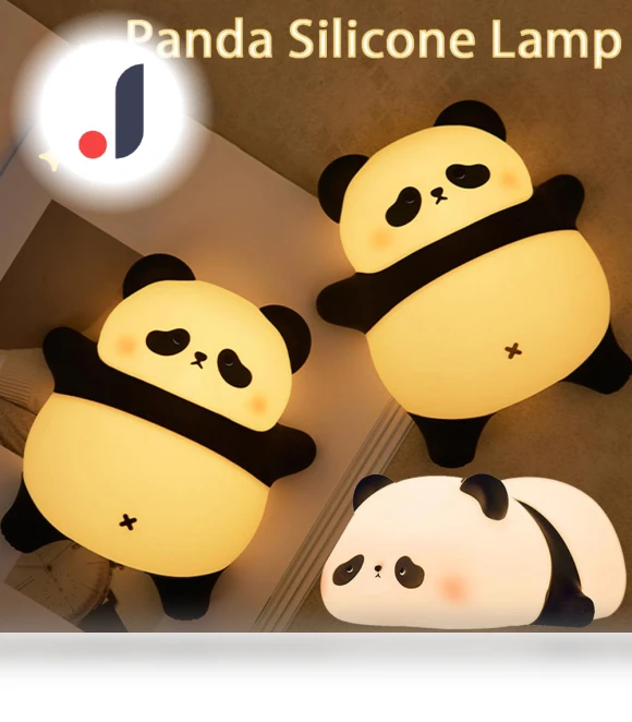 LED Night Light with Cute Panda — Night Lights, Refreshing Home