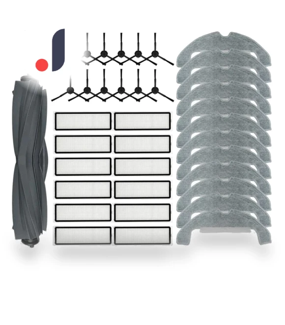 Main Side Brush, Cloth, HEPA Filter, Spare Parts, Accessory Kit — Parts & Accessories, Elegant Living House