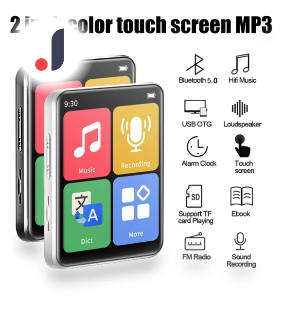 Mini Portable Bluetooth Touch Screen MP3 Player — Portable Media Players, PRISMA