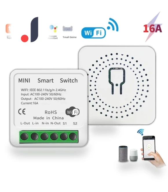 Mini Wi-Fi DIY One-Side Remote Control — Smart Home Hubs & Controllers, HIMO Group