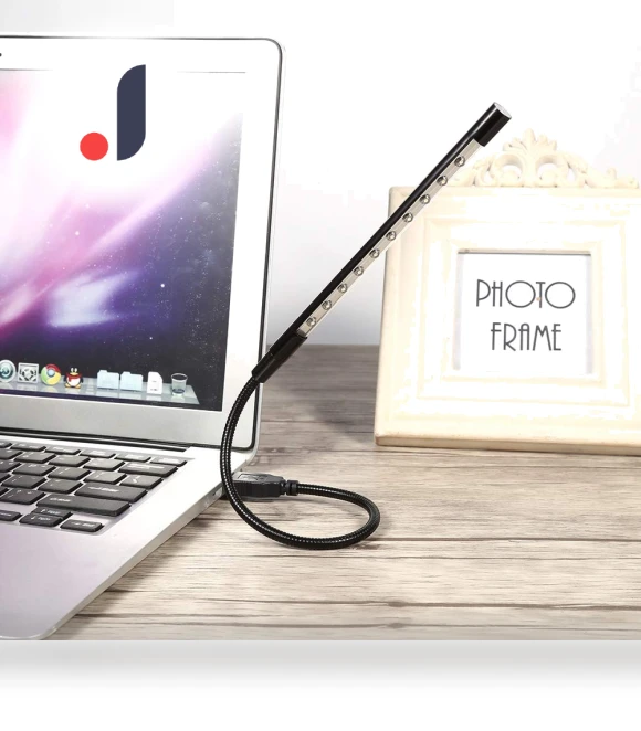 Portable Flexible Touch Switch Keyboard Laptop Lamp — Study & Desk Lighting, Elegant Living House