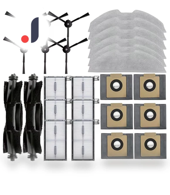 Robot Side Brush, HEPA Filters, Mop Cloths — Parts & Accessories, Elegant Living House