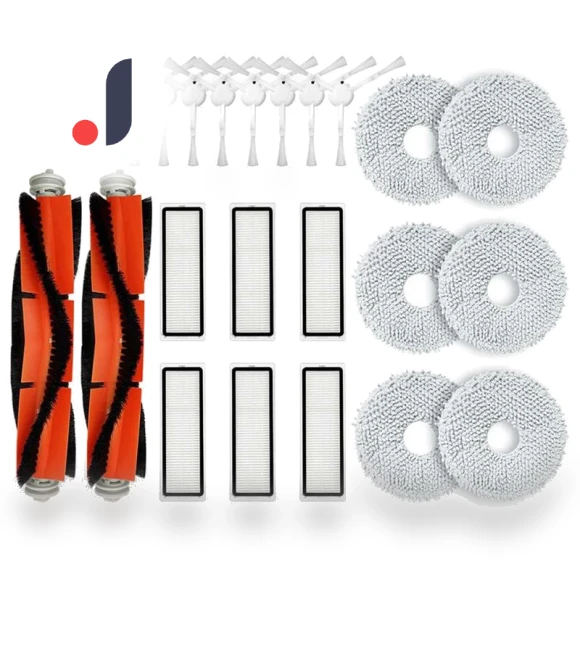 Robot Vacuum Main Side Brush, Mop Cloth, Hepa Filter Replacement Accessories — Parts & Accessories, Elegant Living House