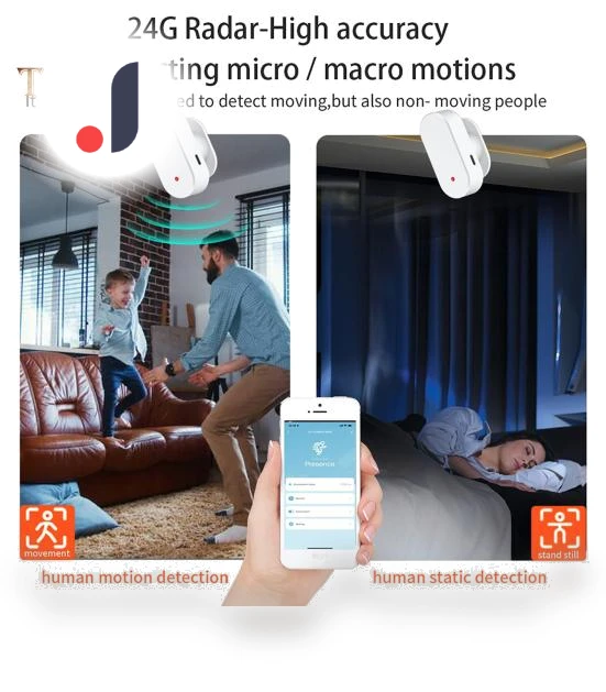 Smart Human Presence Sensor — Smart Home Security, Serene Homes