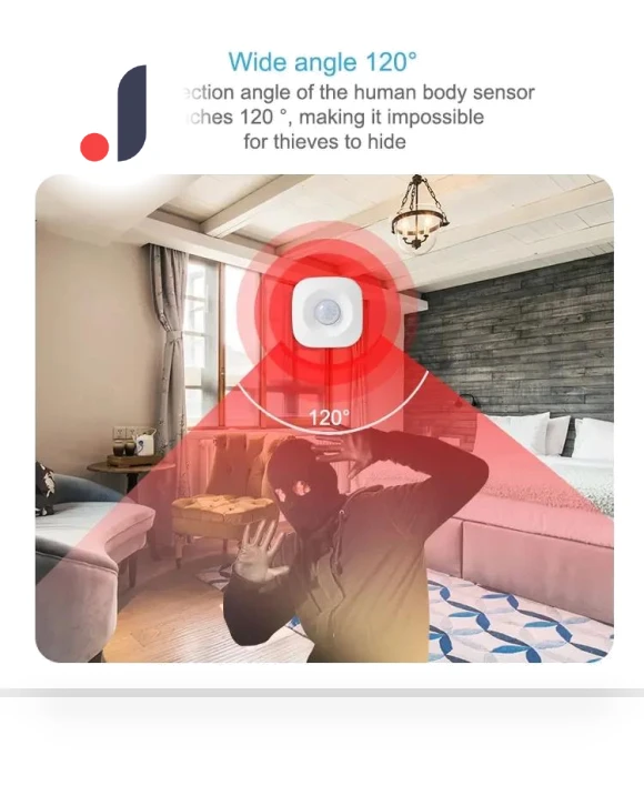 Smart PIR Motion Sensor Detector — Smart Home Security, Super Dream Home