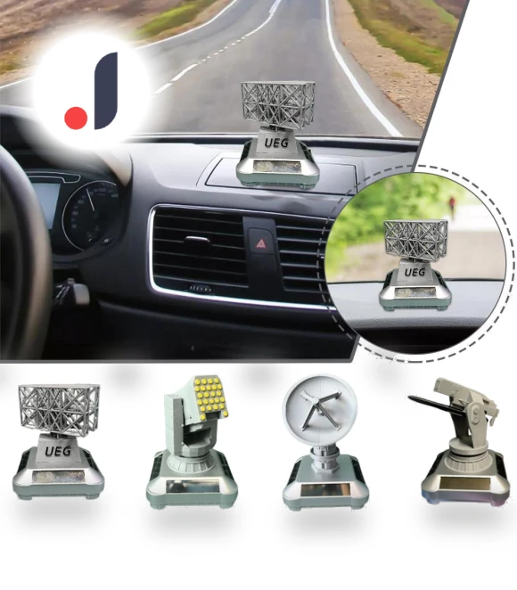 Solar Military Model Smart Auto Smart Anti-Aircraft Missile Car Interior Decor — Car Essentials, World Auto Parts