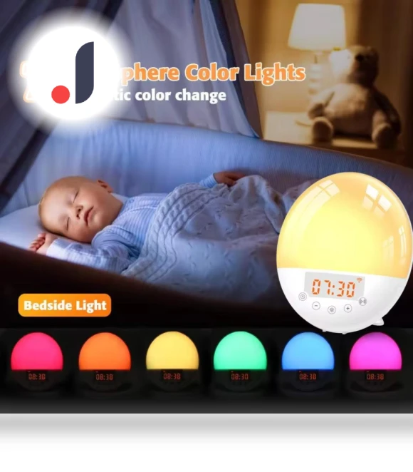 Voice Controlled Smart Sunrise Alarm Clock — Alarms & Clocks, Super Star Mall