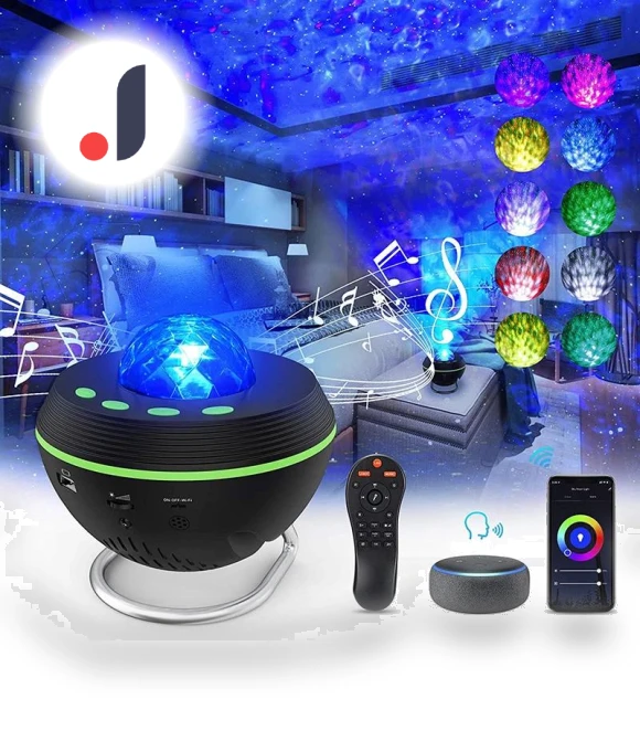 WiFi Smart Star Projector — Night Lights, Elegant Living House