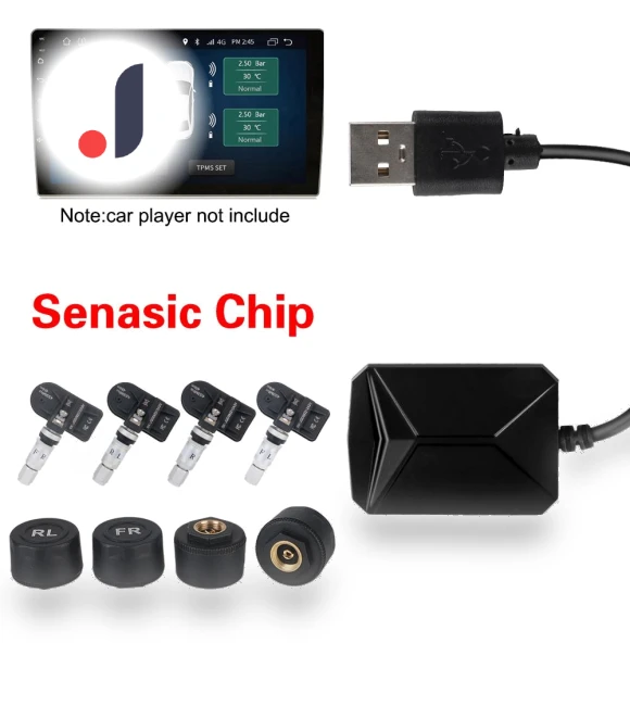 Wireless TPMS with Android Navigation — TPMS Sensor Replacements, AINYSZIN Automotive Parts