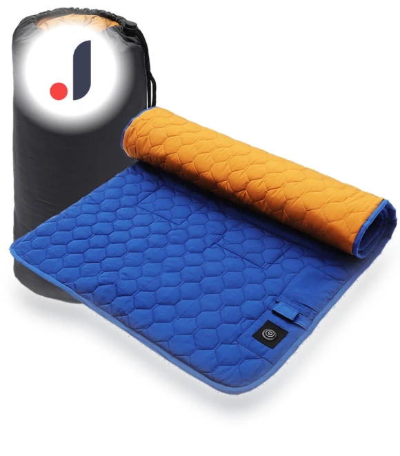 7-Zone Heated Camping Mattress — Electric Blankets, Rainbow Rain