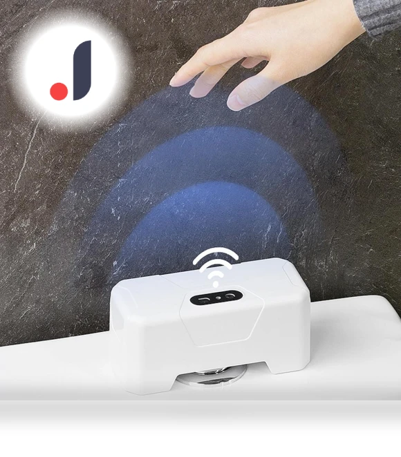 Automatic Toilet Flush Button — Bathroom Essentials, Home Textile Home Decoration