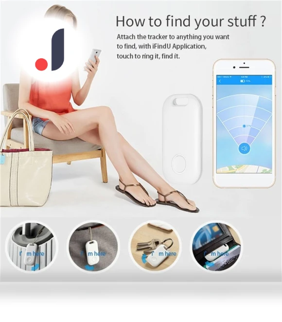 Bluetooth Key Finder — Item Locators, Rainbow Rain