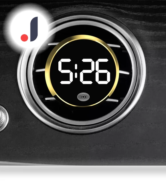 Car Clock with Backlight — Clock, A Surname Home