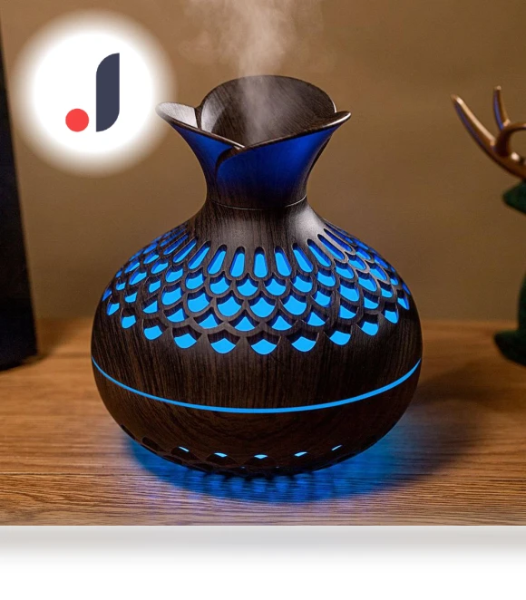 Colorful USB Flower Night Light Humidifier — Air Moisturizers, Home Furnishing Department Mall