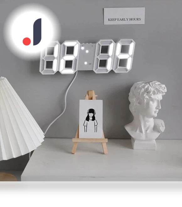 Digital Alarm Clock — Clocks, Homeware Essentials